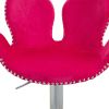 COOLMORE Swivel Bar Stools Set of 2 Adjustable Counter Height Chairs with Footrest for Kitchen, Dining Room