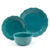 Lace 12-Piece Dinnerware Set, multi-color